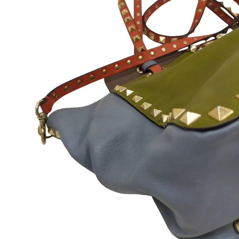 806385AT (X6) Valentino Garavani Crossbody Bag Green Leather - Picture 5 of 9